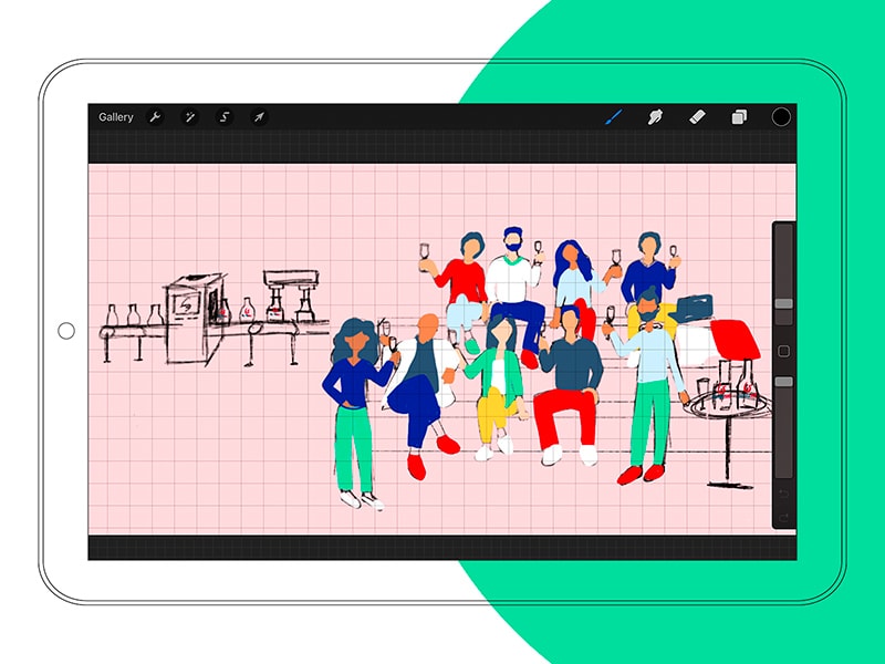 bonitasoft-christmas-digital-card-sketch-2-illustration-pilar-rios