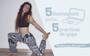 5 diseños web para 5 prácticas de yoga